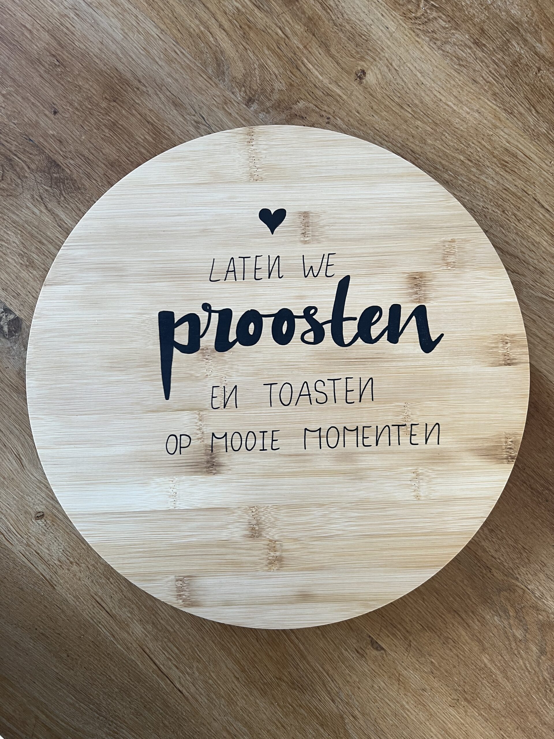 Borrelplank - laten we proosten en toasten op mooie momenten